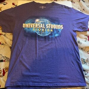 Purple Universal Studios Tshirt Adult Size Large